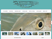 Tablet Screenshot of anglersabroad.com